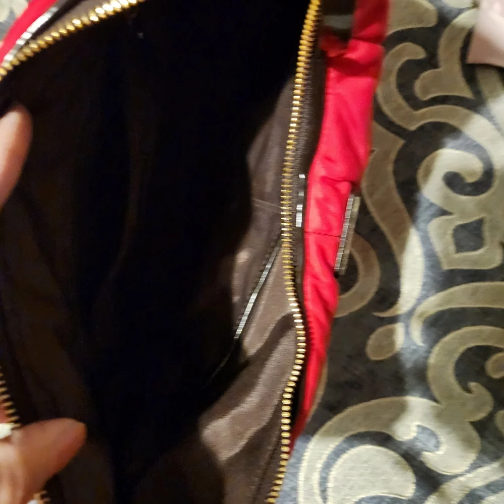 Kate Spade red quilted hobo purse